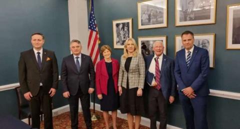 BiH Presidency members meet with senators in Washingto