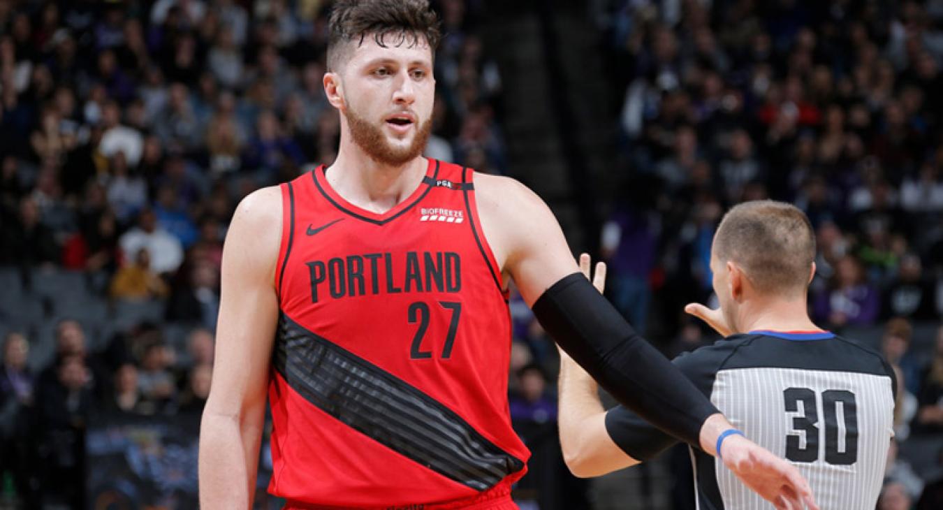 A fantastic performance by Yusuf Nurkic in Portland's victory